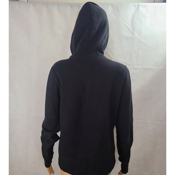 The North Face Women's (M) Black & Hot Pink Embroidered Logo Full Zip Hoodie - Picture 7 of 13